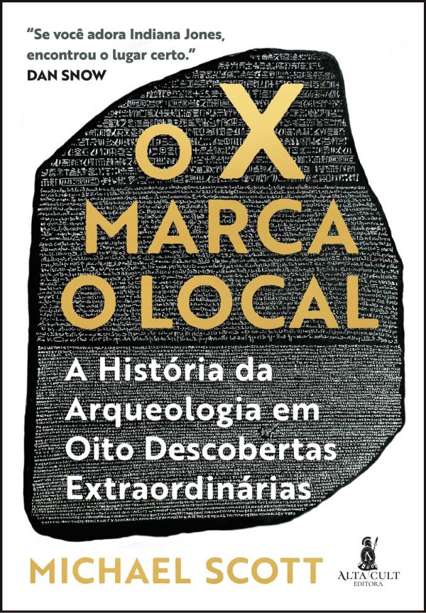 O X marca o local