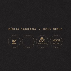 BIBLIA NVI BILINGUE PORTUGUES INGLES CAPA PU PRETA – VIDA