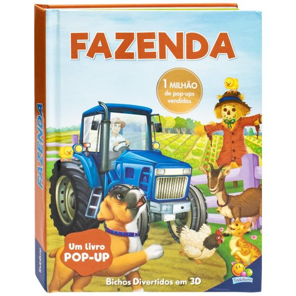 BICHOS DIVERTIDOS EM 3D - NA FAZENDA - TODOLIVRO