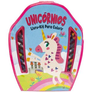 LIVRO KIT PARA COLORIR – UNICORNIOS – BRASILEITURA