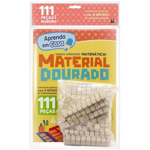 APRENDA EM CASA – LIVRO KIT MATERIAL DOURADO MAD – BRASILEITURA