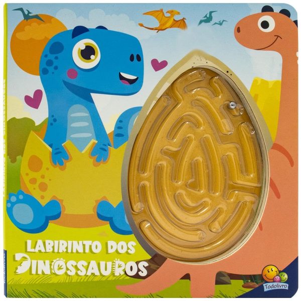 LABIRINTOS MALUCOS - LABIRINTO DOS DINOSSAUROS - TODOLIVRO