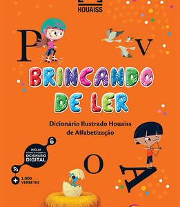 Brincando de ler dicionário ilustrado Houaiss de alfabetização