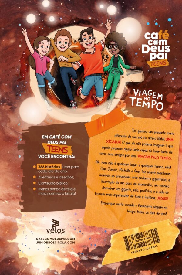 Café com Deus Pai Teens 2025 viagem no tempo - Image 3