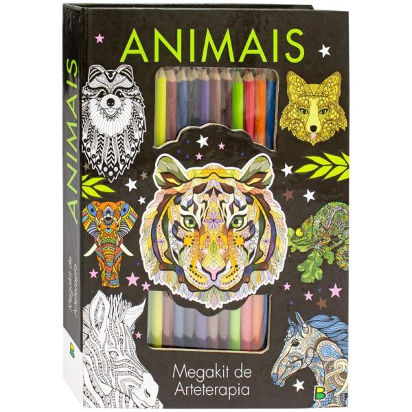 MEGAKIT DE ARTETERAPIA - ANIMAIS - TODOLIVRO