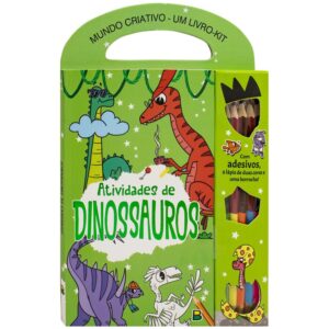 MUNDO CRIATIVO UM LIVRO KIT – ATIVIDADES DE DINOS – BRASILEITURA