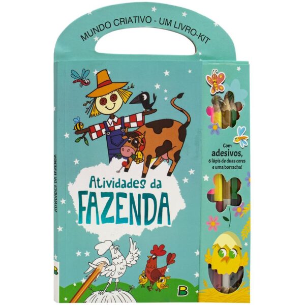 MUNDO CRIATIVO - UM LIVRO KIT - ATIVIDADES DA FAZENDA - BRASILEITURA