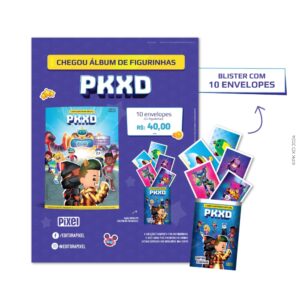 PKXD – KIT DE 10 ENVELOPES COM 50 CROMOS – PIXEL