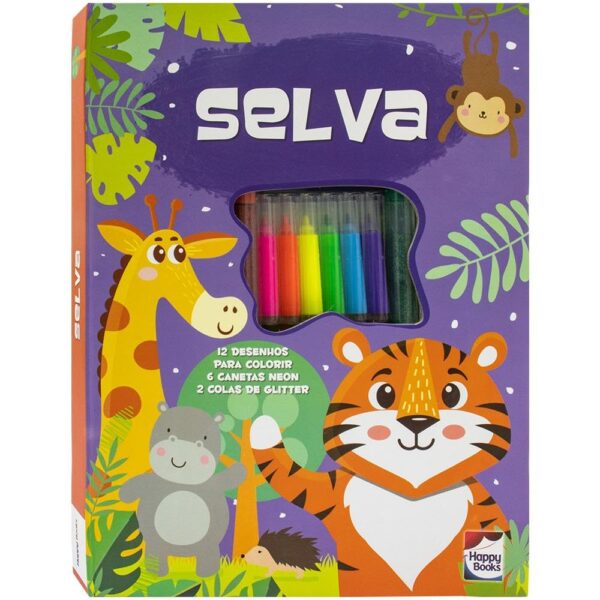 MEU ADORAVEL SUPERKIT DE COLORIR - SELVA - HAPPY BOOKS