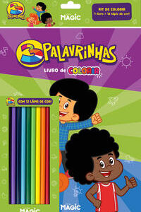 3 Palavrinhas – Kit de Colorir Com 12 Lápis de Cor