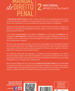 Manual de direito penal – Parte especial – Arts. 121º a 234 do CP – 38ª Ed – 2025