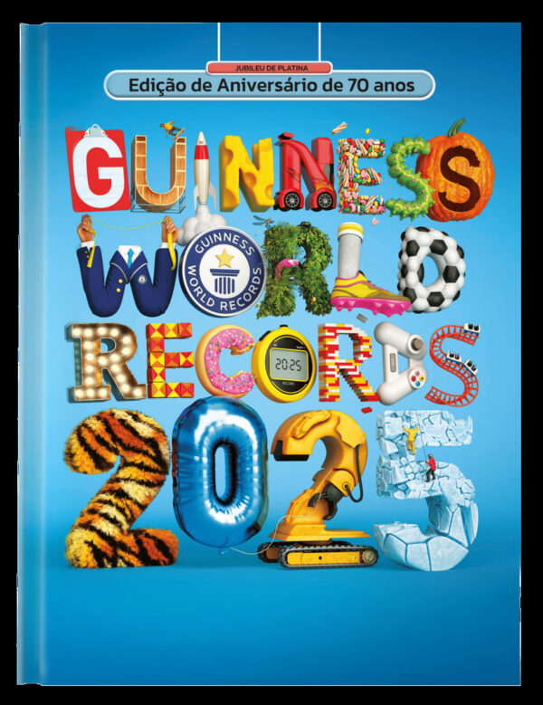 Guinness World Records 2025 – Edição de aniversário de 70 anos do maior livro de recordes do mundo