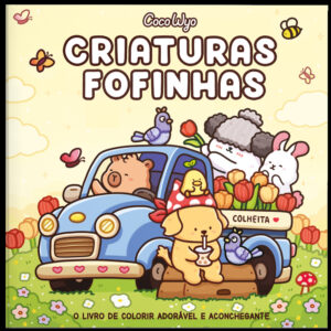 Criaturas fofinhas (Cozy Cuties) – livro de colorir Coco Wyo